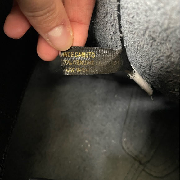 Vince Camuto Black Leather Tote Bag - Picture 9 of 10